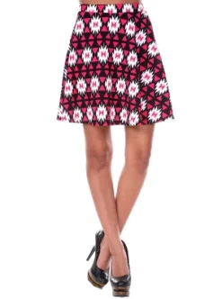 Women's Triangles Heidi Flare Skirt - White Mark -Best Clothing Store GUEST 4afea4b1 b678 43e6 a1bc 807e593bdaf8