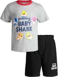Pinkfong Baby Shark T-Shirt And Shorts Outfit Set Toddler -Best Clothing Store GUEST 4ba4f154 db1b 4f62 ba12 22b78c8865cc