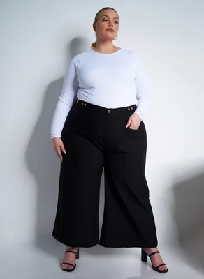 Rebdolls Women's Wide Leg Cargo Pants 8 Rebdolls Women's Wide Leg Cargo Pants - Image 6