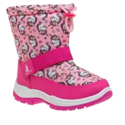 Rugged Bear Unisex Boys Girls Slip Resistant Faux Fur Lined Winter Snow Boots (Little Kid) -Best Clothing Store GUEST 4c14fd45 55d7 4090 a513 7341dc2f2ef6