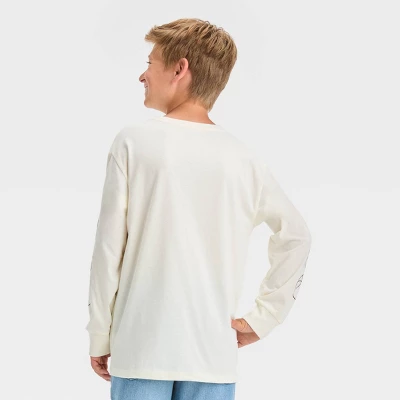 Boys' Basketball Long Sleeve Graphic T-Shirt - Art Class™ Blue 4 Boys' Basketball Long Sleeve Graphic T-Shirt - Art Class™ Blue - Image 2