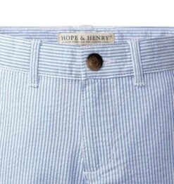 Hope & Henry Boys' Organic Cotton Seersucker Suit Pant, Toddler