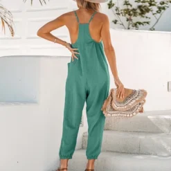 Women's V-Neck Cami Jogger Jumpsuit - Cupshe -Best Clothing Store GUEST 4eaa3b81 ce0a 4eb4 bea1 296861d077c9