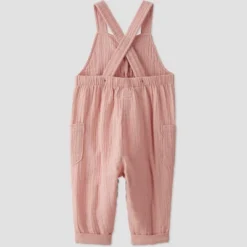 Little Planet By Carter's Baby Gauze Overalls - Pink