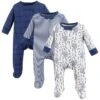 Touched By Nature Baby Boy Organic Cotton Zipper Sleep And Play 3pk, Elephant -Best Clothing Store GUEST 50135ffe 04bb 43d8 8aa9 519aa6c0beb2