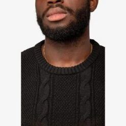 X RAY Men's Cable Knit Crewneck Pullover Sweater -Best Clothing Store GUEST 520bf8f1 0b0d 4f81 9f85 7b0d8bd1df3a