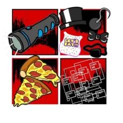 Five Nights At Freddy's Starter Pack Boy's Black T-shirt