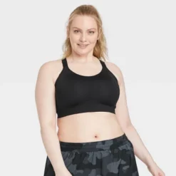 Women's High Support Embossed Racerback Run Sports Bra - All In Motion™ -Best Clothing Store GUEST 5267333d 65d5 45ef 9d3c 282eea4eb79a