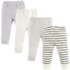 Luvable Friends Baby And Toddler Cotton Pants 4pk, Cream Stripe -Best Clothing Store GUEST 52707541 fe90 40af 8d8f 912b107e8182
