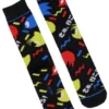 Sonic The Hedgehog Socks Men's Retro 90s Designs 3 Pairs Mid-Calf Crew Socks Multicoloured