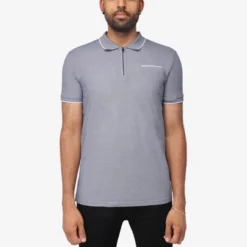 X RAY Men's Short Sleeve Zip-Neck Polo 21 X RAY Men's Short Sleeve Zip-Neck Polo -Best Clothing Store GUEST 582b7124 c114 4e22 95b9 2cd4abf5f4f6