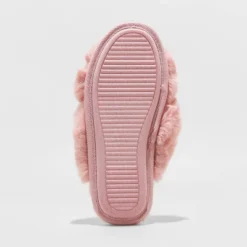 Women's Paris Crossband Faux Fur Slippers - Stars Above™ -Best Clothing Store GUEST 5990580c b548 4339 b6ac 86dde682a1fc