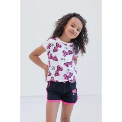 Barbie Girls T-Shirt And Dolphin Active Shorts Outfit Set Little Kid To Big Kid -Best Clothing Store GUEST 59e2d179 8e55 4de4 924c 9bf133c49436