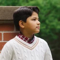 Hope & Henry Boys' Long Sleeve V-Neck Cricket Sweater, Kids -Best Clothing Store GUEST 5a1ada4c 9bb3 4db5 b4e7 f607f5bbf693