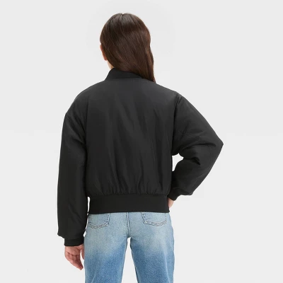 Girls' Cropped Bomber Jacket - Art Class™ 3 Girls' Cropped Bomber Jacket - Art Class™