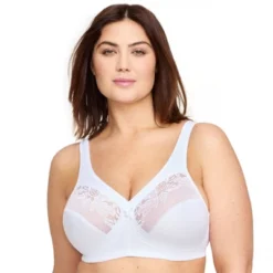 Glamorise Womens MagicLift Minimizer Wirefree Bra 1003 White -Best Clothing Store GUEST 5a938e61 249c 4d25 af59 16cf8943c341