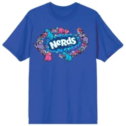 Nerds Candy And Character Crew Neck Short Sleeve Royal Blue Unisex T-shirt -Best Clothing Store GUEST 5b04f996 10cd 4266 a0a7 471445396359