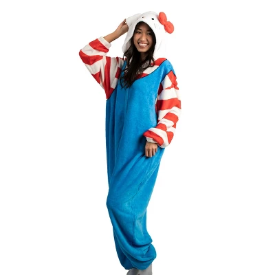 SANRIO Hello Kitty & Friends Hooded Hello Kitty Kigurumi Cosplay Union Suit 5 SANRIO Hello Kitty & Friends Hooded Hello Kitty Kigurumi Cosplay Union Suit - Image 3