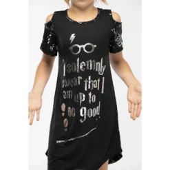 Intimo Big Girls' Harry Potter I Solemnly Swear Shoulder Cut Out Nightgown Black 11 Intimo Big Girls' Harry Potter I Solemnly Swear Shoulder Cut Out Nightgown Black -Best Clothing Store GUEST 5c3d88c6 2a77 4bc8 a031 6514b872da6c