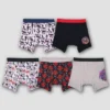 Boys' Marvel Spider-Man: Miles Morales 5pk Boxer Briefs