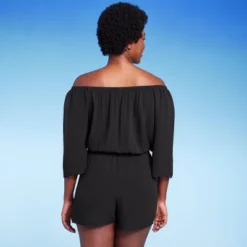 Women's Off The Shoulder Cover Up Romper - Kona Sol™ -Best Clothing Store GUEST 5e10cb9b da01 4ecc 8213 f8c3c30eff6c