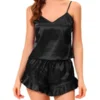 Cheibear Women's Satin Spaghetti Cami Tops Shorts Sleepwear Lounge Sets -Best Clothing Store GUEST 5e5a3614 213a 48e8 a2d3 807eadf6b7f0