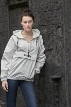 Members Only Womens Chic Light Weight Jacket With Hood