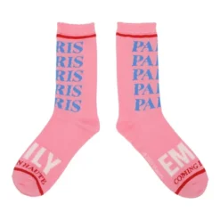 Emily In Paris Adult Crew Socks - 5-Pack Of Parisian Chic! 9 Emily In Paris Adult Crew Socks - 5-Pack Of Parisian Chic! -Best Clothing Store GUEST 5e630090 e5cc 471d 8bc2 4b27c61cad8f
