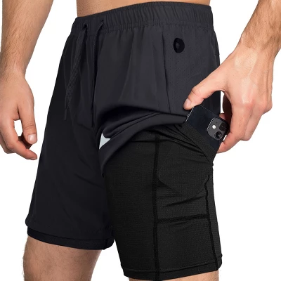 Zilpu Mens Quick Dry Athletic Performance Shorts With Zipper Pocket (7 Inch) 8 Zilpu Mens Quick Dry Athletic Performance Shorts With Zipper Pocket (7 Inch) - Image 6
