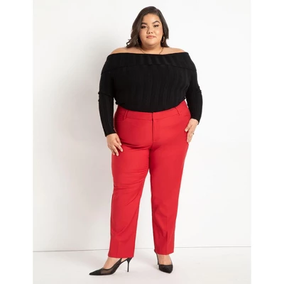 ELOQUII Women’s Plus Size Gena Fit Kady Pant 8 ELOQUII Women’s Plus Size Gena Fit Kady Pant - Image 6