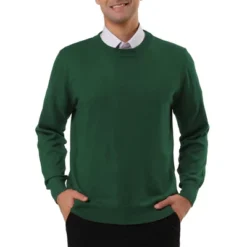 Lars Amadeus Men's Casual Round Neck Long Sleeves Solid Color Knitted Pullover Sweater -Best Clothing Store GUEST 61042e73 c31d 41b9 a581 c363b9198775