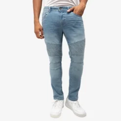 RAW X Men's Slim Stretch Moto Jeans -Best Clothing Store GUEST 6366474d 2d3b 4454 90fc 399962909fa9