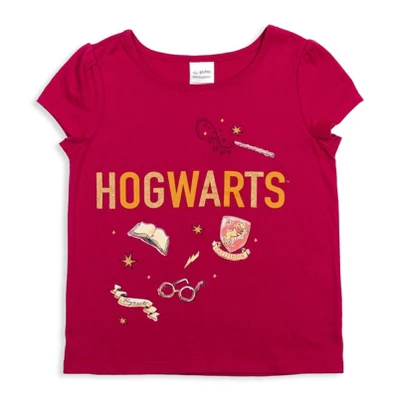 Harry Potter Hogwarts 3 Piece Outfit Set: T-Shirt Skirt Headband 4 Harry Potter Hogwarts 3 Piece Outfit Set: T-Shirt Skirt Headband - Image 2