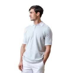 Hope & Henry Mens' Short Sleeve Sweater Polo -Best Clothing Store GUEST 63788491 bb51 41ee 9f63 263aa9500459