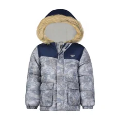 OshKosh B'gosh® Toddler Boys' Camouflage Snow Bib And Jacket Set Blue 24M
