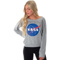 NASA Meatball Logo Juniors' Loungewear Long Sleeve Lounge Sleep Top NASA Meatball Logo -Best Clothing Store GUEST 644bb383 49ab 4b3d b1ce 067cdc9a5fa5
