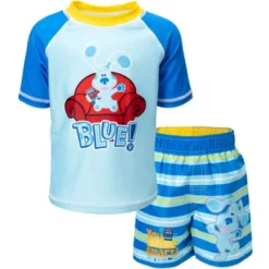 Blue's Clues & You! Rash Guard And Swim Trunks Outfit Set Toddler -Best Clothing Store GUEST 6487459a 128d 4177 a36c 4da144c53c9b