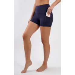 Yogalicious Womens Lux Polygiene Tribeca High Waist 3 1/2" Short With Side Pockets 10 Yogalicious Womens Lux Polygiene Tribeca High Waist 3 1/2" Short With Side Pockets -Best Clothing Store GUEST 66ab8c67 ae19 40ac bb33 b682eff6293c