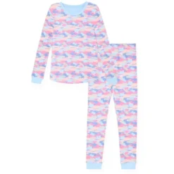 Sleep On It Girls Super Soft 2-Piece Snug Fit Pajama Set - Camo -Best Clothing Store GUEST 66efdd51 b502 49cf 8b49 2021a4200d58