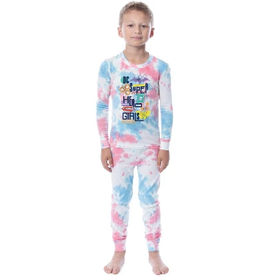 DC Comics Kids' Super Hero Girls 2 Piece Tight Fit Youth Pajama Set Multicolored 3 DC Comics Kids' Super Hero Girls 2 Piece Tight Fit Youth Pajama Set Multicolored