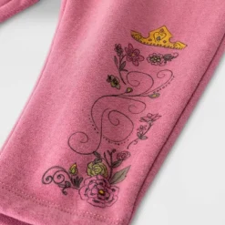 Baby Girls' 2pc Disney Princess Fleece Pullover And Jogger Set - Burgundy -Best Clothing Store GUEST 6957fc56 0b60 4133 8ff5 1a02877abe24