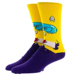 Spongebob Squarepants Characters Crew Socks For Men 5 Pack