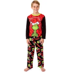How The Grinch Stole Christmas Boys' Mean One Pajama Set Long Sleeve Pants 9 How The Grinch Stole Christmas Boys' Mean One Pajama Set Long Sleeve Pants -Best Clothing Store GUEST 6b9dcd02 64e1 498f 9583 14b08c0c0438