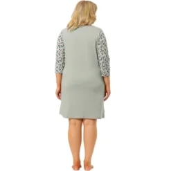 Agnes Orinda Women's Plus Size Cute Floral 3/4 Sleeve Floral Print Nightgowns 13 Agnes Orinda Women's Plus Size Cute Floral 3/4 Sleeve Floral Print Nightgowns -Best Clothing Store GUEST 6bc8238f 3ec6 460f 9a8b feb4dd0e49c0