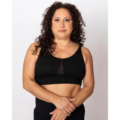 AnaOno Women's Post-Surgery Soft Leslie Leisure Bralette Black - Large 10 AnaOno Women's Post-Surgery Soft Leslie Leisure Bralette Black - Large - Image 8