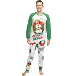 Elf The Movie Men's OMG Santa! I Know Him! One Piece Sleeper Pajama -Best Clothing Store GUEST 6c945c02 9ed4 4590 868f 6122879a94d5
