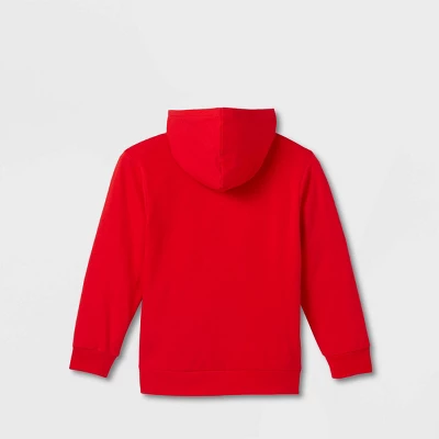 Warner Bros Boys' DC Comics The Flash Cosplay Hooded Sweatshirt - Red 4 Warner Bros Boys' DC Comics The Flash Cosplay Hooded Sweatshirt - Red - Image 2