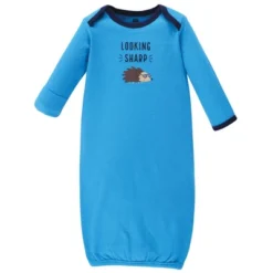 Hudson Baby Infant Boy Cotton Gowns, Hedgehog, Preemie/Newborn -Best Clothing Store GUEST 6e6c34ac 2f9d 4e51 a053 dfad376b6f54