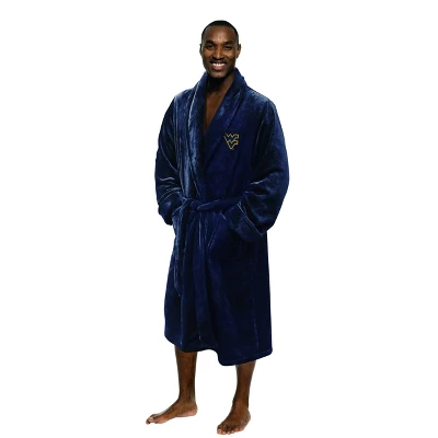 NCAA West Virginia Mountaineers Silk Touch Bathrobe 3 NCAA West Virginia Mountaineers Silk Touch Bathrobe