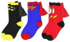DC Comics Superhero Batman Superman The Flash Youth Boys Caped Crew Socks 13 DC Comics Superhero Batman Superman The Flash Youth Boys Caped Crew Socks -Best Clothing Store GUEST 6fb23039 a587 4b2d a767 38898f7f40b7